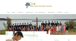 Desktop Screenshot of clearlakechristianschool.com